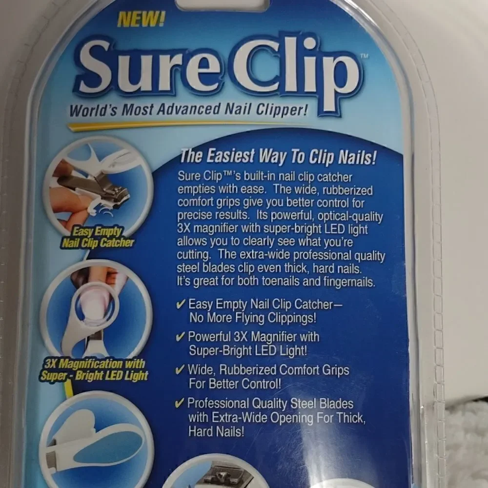 As Seen On TV Sure Clip Nail Clippers